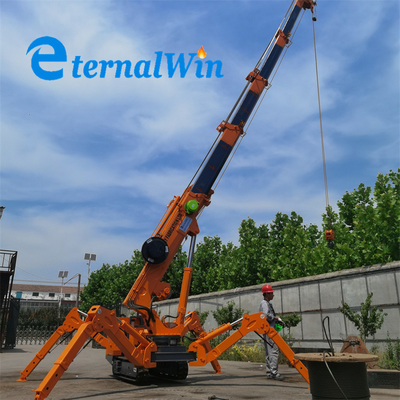 CE EPA EURO جرثقیل عنکبوتی الکتریکی جرثقیل بلند کننده قابل حمل ماشین ساخت 3 تن خزنده 2t 3t 5t 8t جرثقیل عنکبوتی کوچک