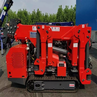 10 تن فضای باریک استفاده از جرثقیل خزنده عنکبوتی بلند کردن ارتفاع با Fly Jib 22.5M 5ton