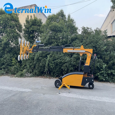 رنگ سفارشی 800 کیلوگرم لیفتر شیشه خلاء با چرخش 360 درجه