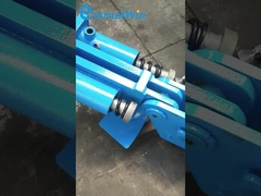 قلاب تلسکوپی تلسکوپی کشتی بکسل دریایی 100T، تکی و دوگانه