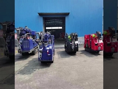 جرثقیل تلسکوپی تلسکوپی 3 تن 5 تن 8 تنی جرثقیل خزنده خزنده رنگی سفارشی با موتور الکتریکی و دیزلی