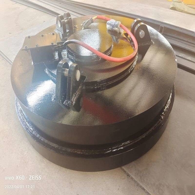 چاک الکترومغناطیسی دایره ای 220 vac برای بیل مکانیکی و جرثقیل