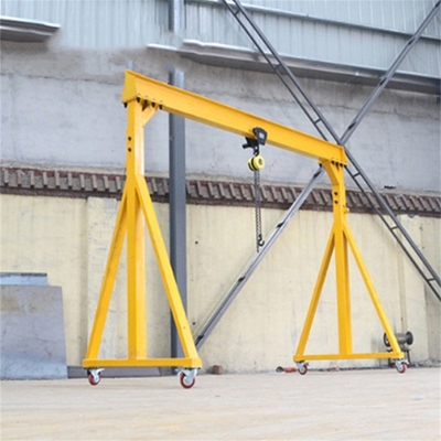 بالابر برقی 3T 5T ​​گانتری تک تیر قابل حمل آلومینیومی