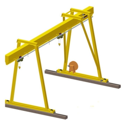 جرثقیل دروازه ای لاستیک چرخدار برقی سیار 5T 10T