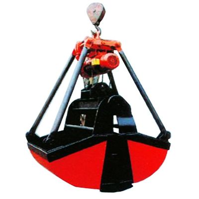 6-12 CBM Crane Grab Crane Grab Bicket Orange Clamshell Grab Bucket Overhead Crane Grapple