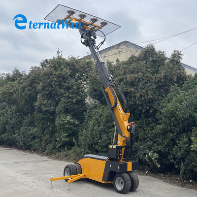 800 کیلوگرم ظرفیت 5M حداکثر ارتفاع بلند کننده شیشه ای خلاء الکتریکی چرخش پذیر برای پانل های شیشه ای