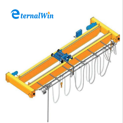 20T 50T جرثقیل دو تیرچه سیار اروپایی چرخ دستی وینچ جرثقیل سقفی