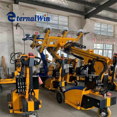 رنگ سفارشی 800 کیلوگرمی ظرفیت بارگذاری لیفتر شیشه ای خلاء با چرخش 360