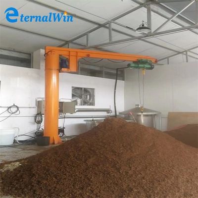 کارگاه ستون ثابت بازوی تکان دهنده 5 متری قیمت 1 تن جرثقیل بلند کننده