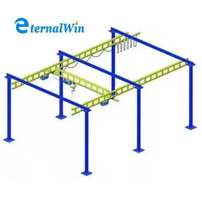 380V منبع برق قدرت فولاد KBK ماشین جرثقیل بالا با عملکرد سرعت سفارشی