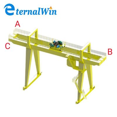 جرثقیل دروازه‌ای قابل تنظیم A3-A8 کلاس کاری، ایده‌آل برای کاربردهای سنگین بلند کردن