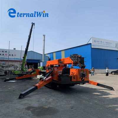 11 M حداکثر شعاع کاری 3 تن جرثقیل عنکبوت برای بلند کردن و عملکرد متنوع