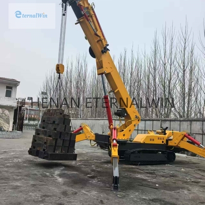 جرثقیل عنکبوتی خزنده هیدرولیکی 3 تنی برای فضاهای باریک