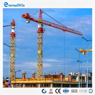 قیمت کارخانه جرثقیل برجی ساختمانی ثابت Hammerhead تاور کرین QTZ سری 8t-25t