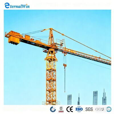 جرثقیل برج 50m-80m ماشین آلات بلندکن ساختمان تایید شده توسط ISO&CE